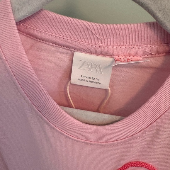 ZARA DRAWSTRING BOW T-SHIRT - Picture 6 of 8